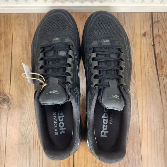 Reebok Nano X2 Mens 11.5 Black Gum Sole Training Workout Sneaker Shoes 100047842