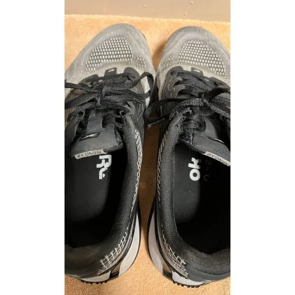Reebok Training Shoes Black white pure gray, womens size 7.5