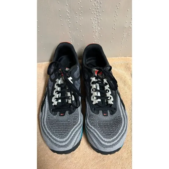 Reebok Training Shoes Black white pure gray, womens size 7.5
