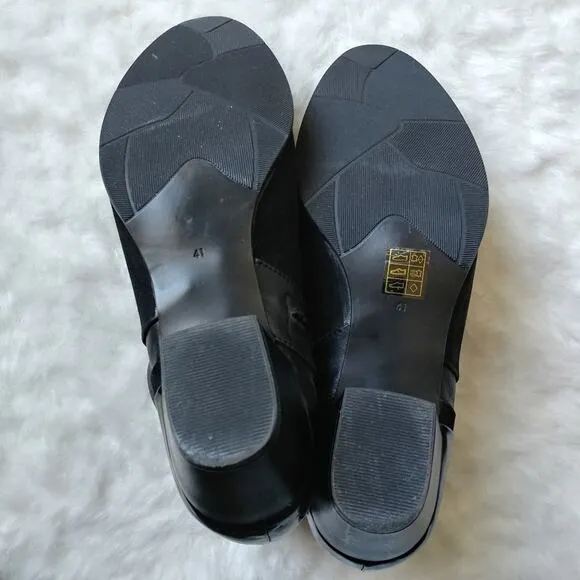 Regade La Ciel Lined Black Leather Boots Size 41