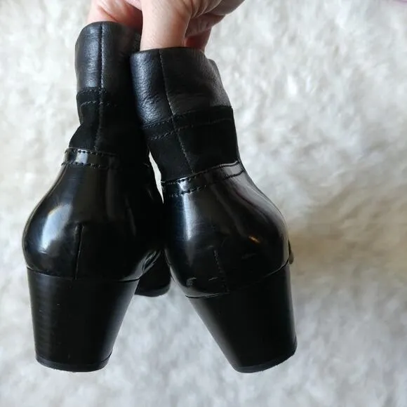 Regade La Ciel Lined Black Leather Boots Size 41