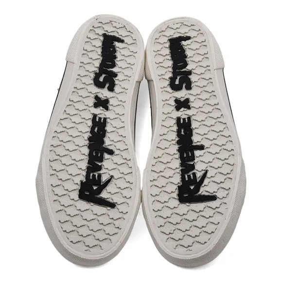 REVENGE X STORM VOL. 2 HI TOP SNEAKERS/SHOES IN BLACK FLAME | NEW/NWOB!!⚡️⚡️