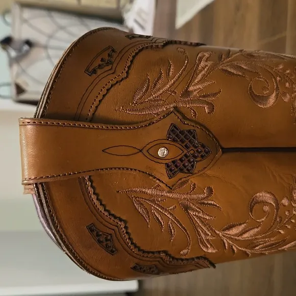 Rock'em Florencia Arena Leather Cowboy Boots