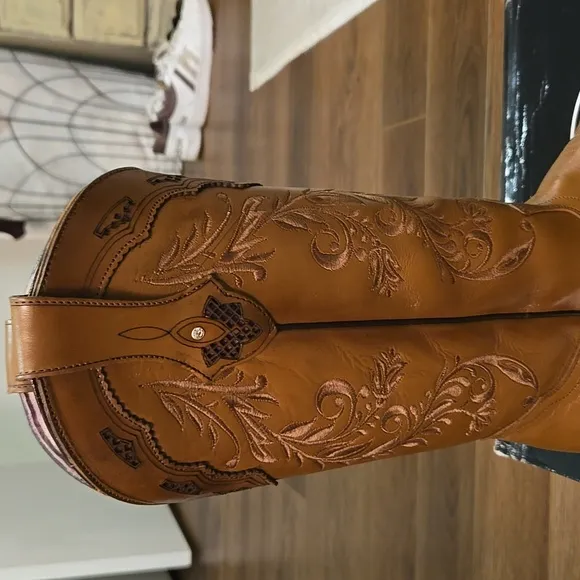 Rock'em Florencia Arena Leather Cowboy Boots