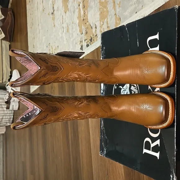 Rock'em Florencia Arena Leather Cowboy Boots