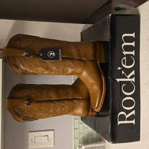 Rock'em Florencia Arena Leather Cowboy Boots