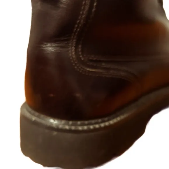 Rockport Men’s Waterproof Leather Dark Brown Boots Size 8 1/2