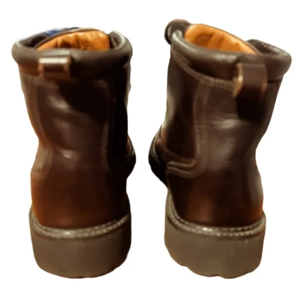 Rockport Men’s Waterproof Leather Dark Brown Boots Size 8 1/2