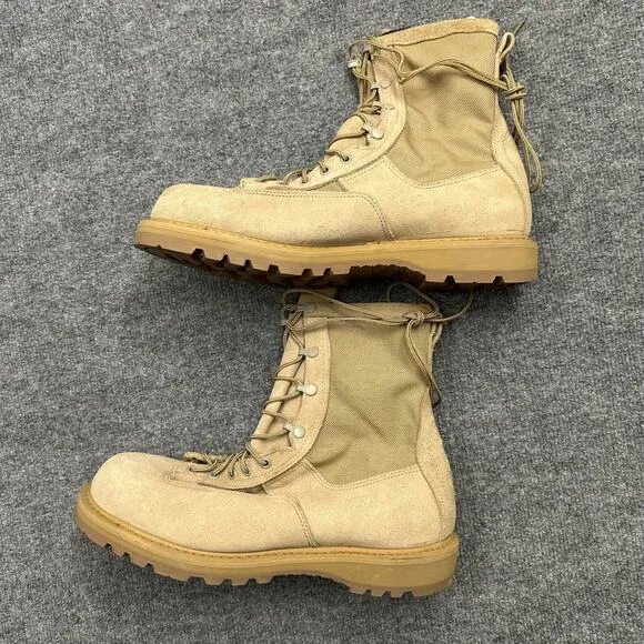 Rocky 790G Gore-Tex US Men's 12 Boots Tan Suede Waterproof Combat Boots