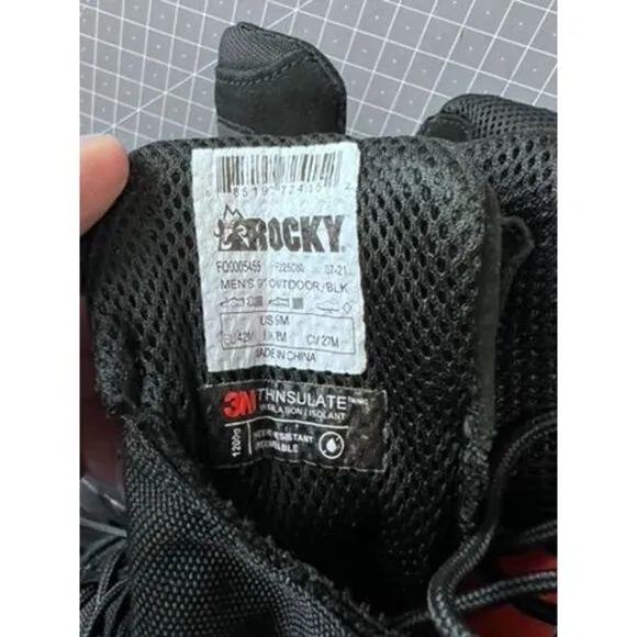 ROCKY Blizzardstalker Pro Waterproof Insulated Boots Men's 9 US Black ~~NEW~~