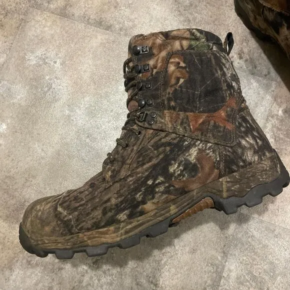 rocky goretex camouflage waterproof mens hunting boots size 11.5
