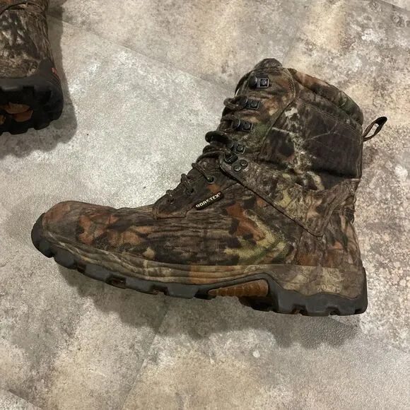 rocky goretex camouflage waterproof mens hunting boots size 11.5