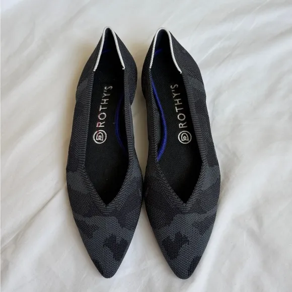 Rothy's Black and gray camo Women's Shoes size 6