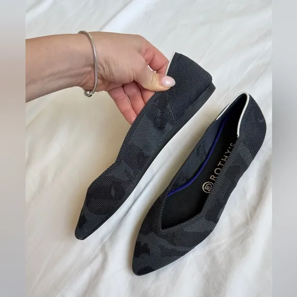 Rothy's Black and gray camo Women's Shoes size 6