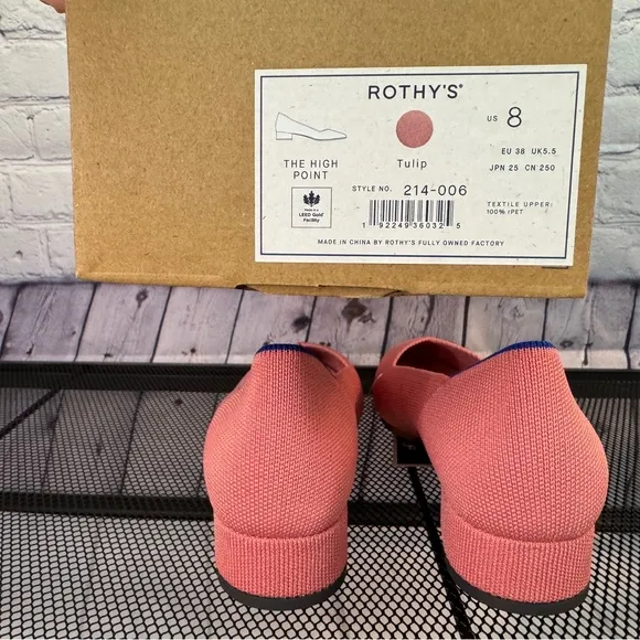 Rothy's Pink “The High Point” Shoes