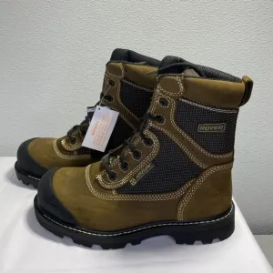 Royer 8&quot; FLX Brown Composite Safety Toe Mens Size 10 Lace Up Leather Boot