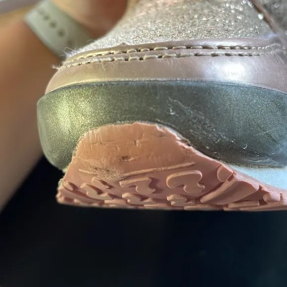 RUBBER DUCK Winter Boots - Snowjogger - Cracked Metallic - Rose Gold, Toddler 8