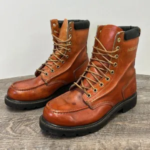 Ruffouts Men’s Insulated Lace Up Leather Work Boots 9.5