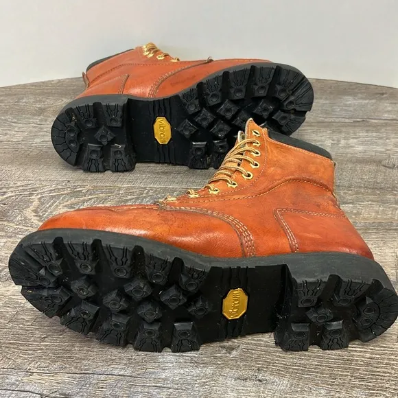Ruffouts Men’s Insulated Lace Up Leather Work Boots 9.5