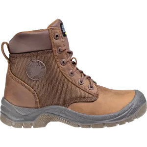 Safety Jogger RUSH S3 ASTM F2413:2018 - EN ISO 20345:2011 Side Zip Brown Safety Shoe