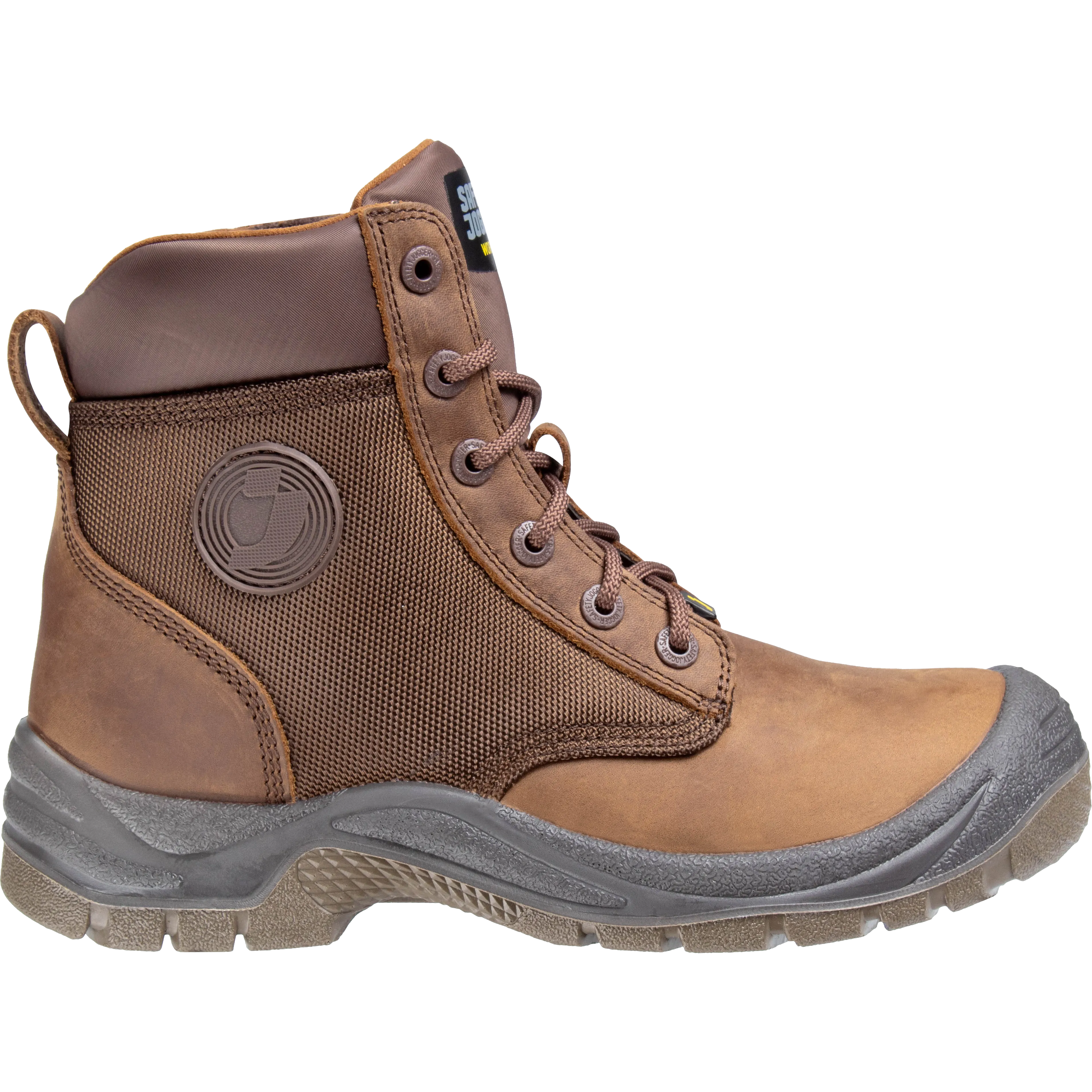 Safety Jogger RUSH S3 ASTM F2413:2018 - EN ISO 20345:2011 Side Zip Brown Safety Shoe