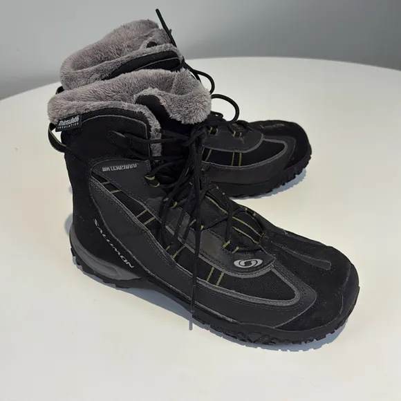 Salomon 643001 Quest Hiking Waterproof Boots Mens 10 USA Insulated