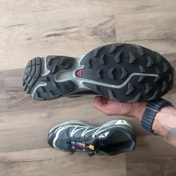 Salomon Black and Gray Trail Shoes
