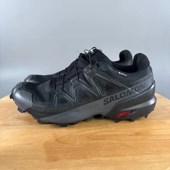 Salomon Speedcross GTX Mens Size 10.5 Shoes Black Quiet Shade Hiking Outdoor