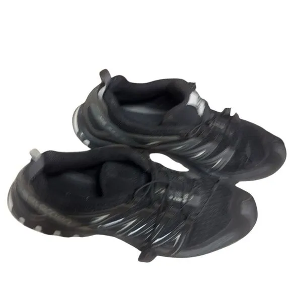 Salomon 3D Chassis Ortholite Black Gray Shoes Size 12.5