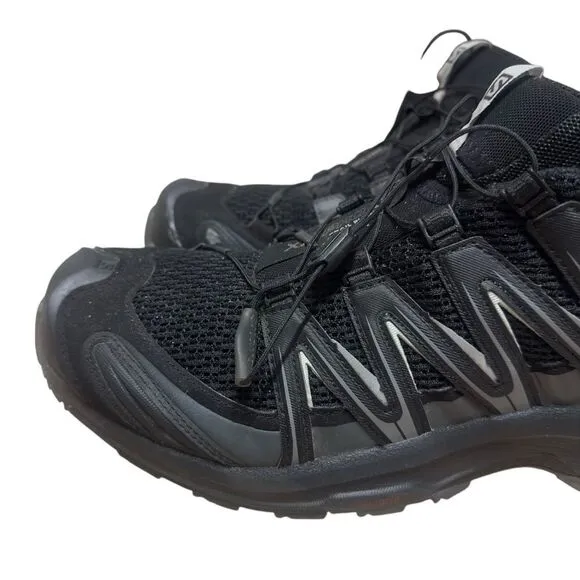 Salomon 3D Chassis Ortholite Black Gray Shoes Size 12.5