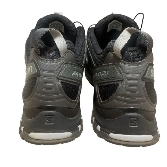 Salomon 3D Chassis Ortholite Black Gray Shoes Size 12.5