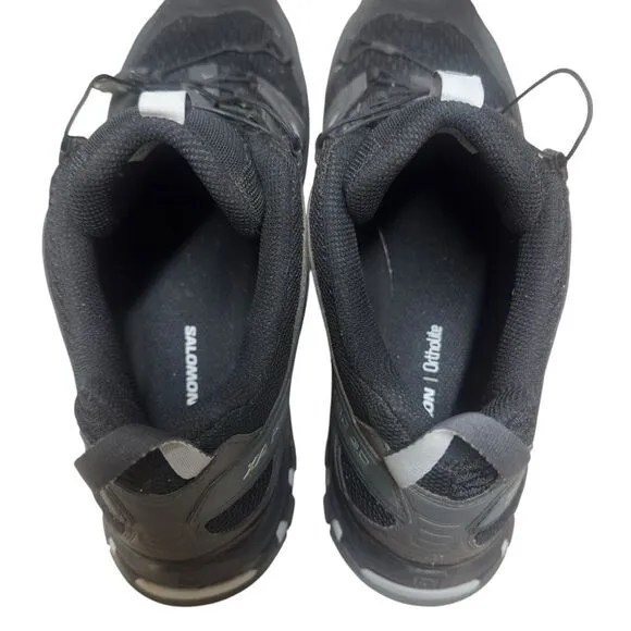 Salomon 3D Chassis Ortholite Black Gray Shoes Size 12.5