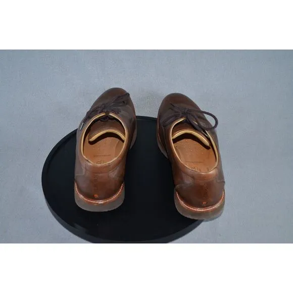Samuel Hubbard Brown Leather &quot;Founder&quot; Comfort Dress Shoes Men's 11 W Oxford
