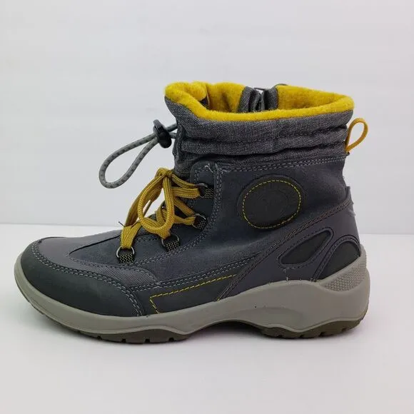 Santana Canada Torino Womens Size EU 38 US 8 Gray Yellow Warm Winter Boots