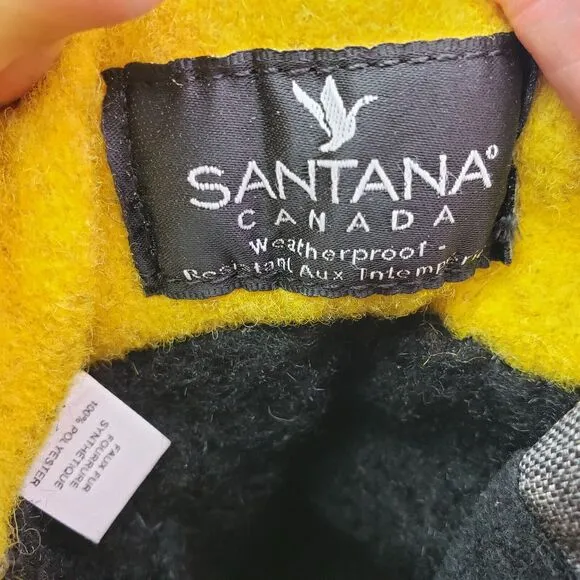 Santana Canada Torino Womens Size EU 38 US 8 Gray Yellow Warm Winter Boots