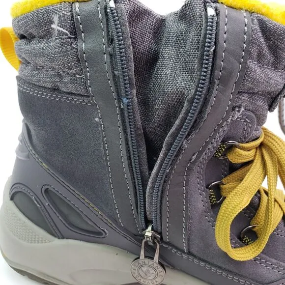 Santana Canada Torino Womens Size EU 38 US 8 Gray Yellow Warm Winter Boots