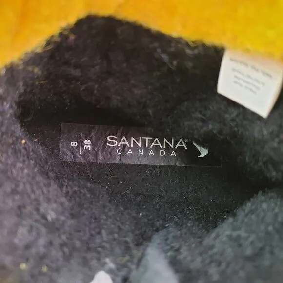 Santana Canada Torino Womens Size EU 38 US 8 Gray Yellow Warm Winter Boots