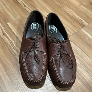 SAS Brown Leather Loafer Shoes New Without Tags Size 9