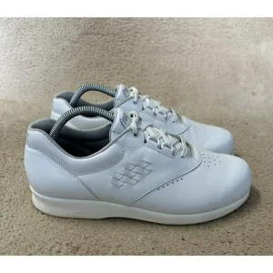 SAS Free Time White Nursing Shoes Sneakers Tri Pad Comfort Women’s Size 9.5 Wide