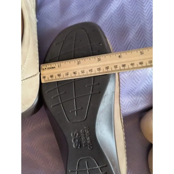 SAS Tripad Comfort USA Roamer Beige Cutouts Casual Flats Shoes Women's US 9.5W