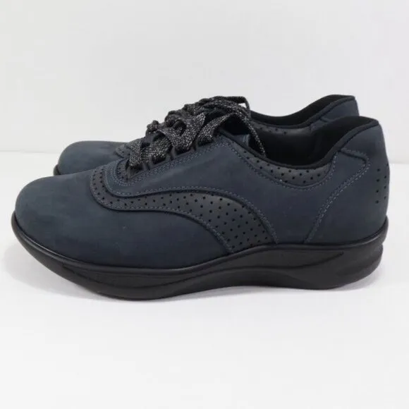 SAS Walk Easy Shoes Womens 5 WW Nero Black Walking New Comfort