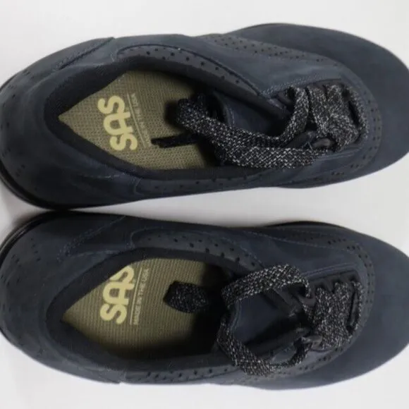 SAS Walk Easy Shoes Womens 5 WW Nero Black Walking New Comfort