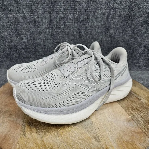 Saucony Ride 18 Womens Size 8 Gray Athletic Training Running Shoes S11000-103