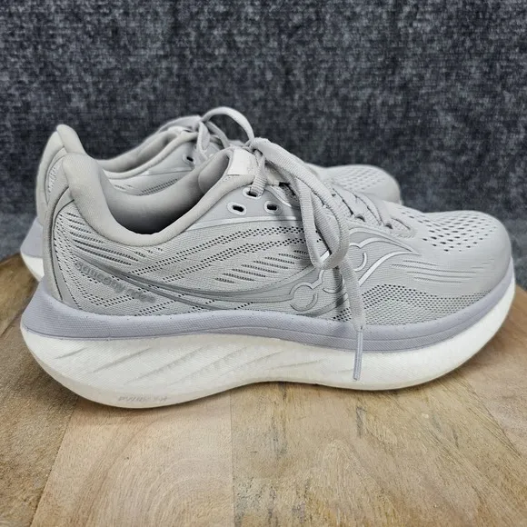 Saucony Ride 18 Womens Size 8 Gray Athletic Training Running Shoes S11000-103