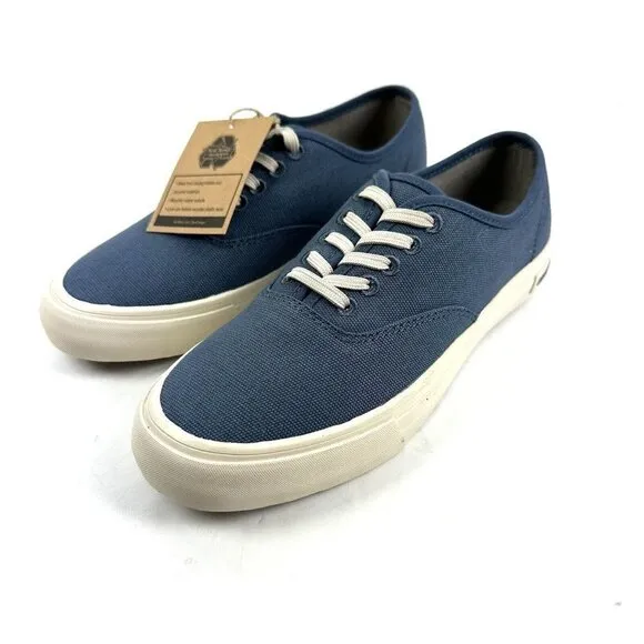 Seavees Sea Change Legend Sneaker 6.5 Blue Canvas Lace Up Womens Shoes Brand New