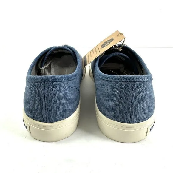 Seavees Sea Change Legend Sneaker 6.5 Blue Canvas Lace Up Womens Shoes Brand New