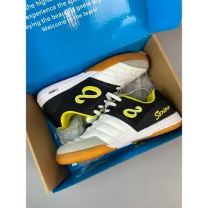 Senda men's 7 women's 8 Ushuaia‎ Club 2.0 Futsal shoes sneakers white yellow