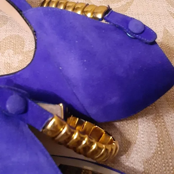 SERIGO ZELCER ALL LEATHER HEELS PUMPS SHOES