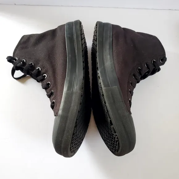 Shoes For Crews Black High-Top Men's Sneakers Size 8.5 , Women's Size 10