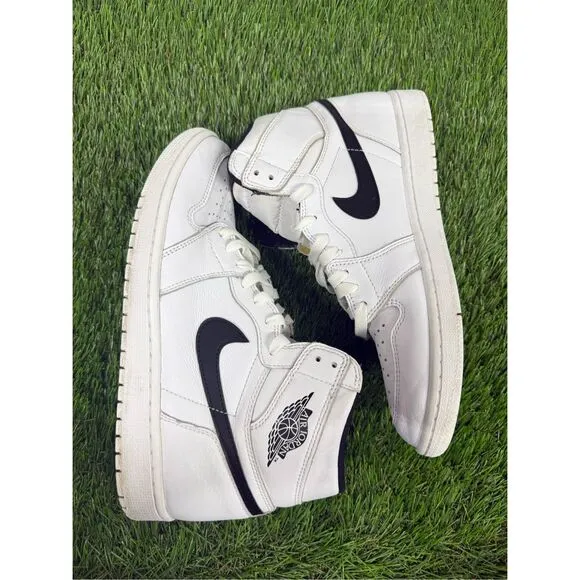 Size 10 OG all Air Jordan 1 Retro OG Premium High Yin Yang White Black